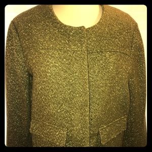 Green tweed jacket